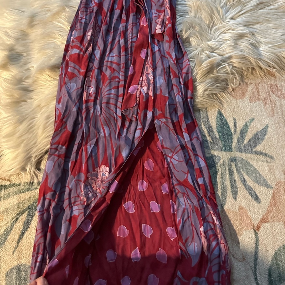 DIANE VON FURSTENBERG Aba Wrap-Effect Printed Crepe Midi Dress - Picture 3 of 5